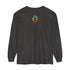 Namaste (Front design) - Unisex Garment-dyed Long Sleeve T-Shirt